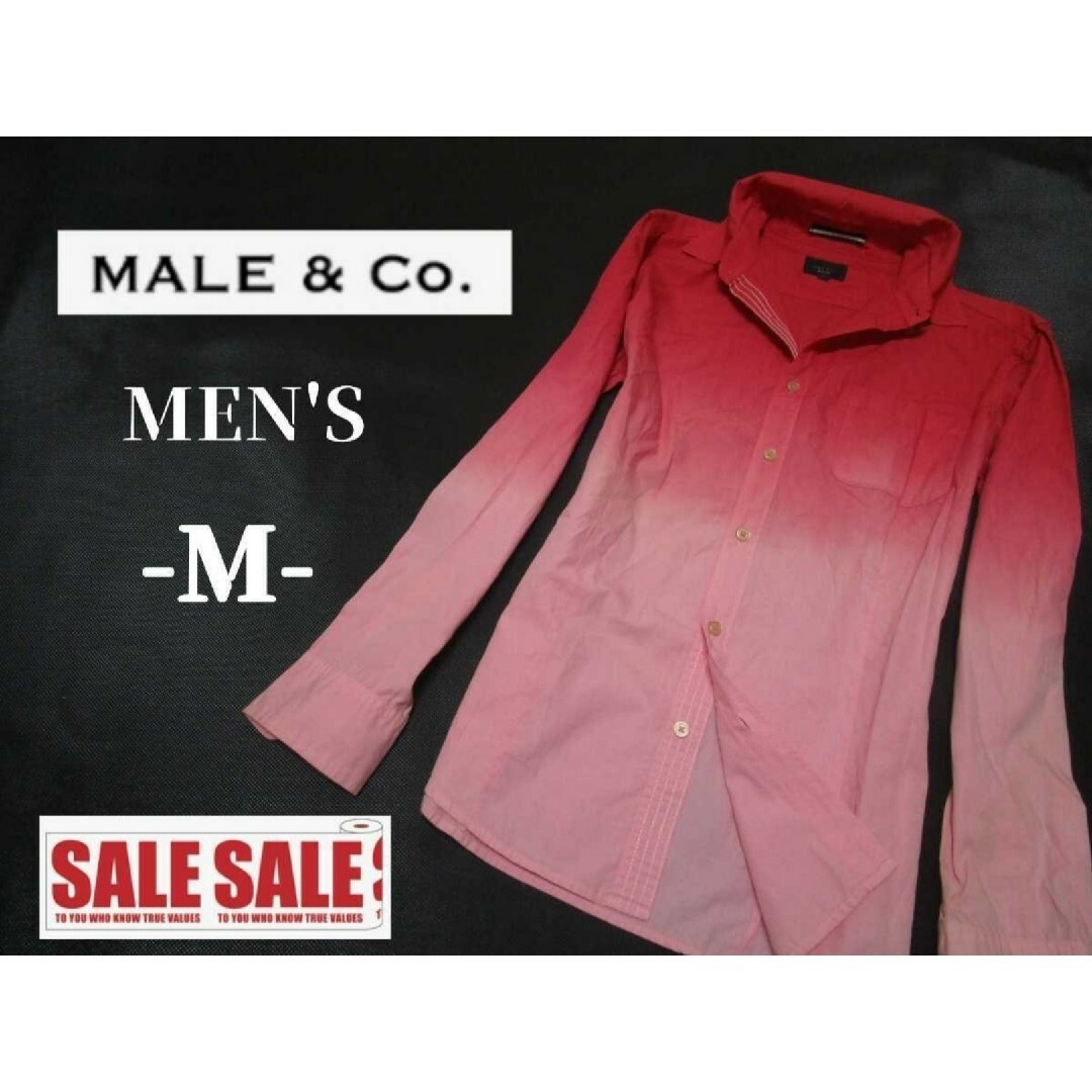 MALE&Co.(メイルアンドコー)のメンズM◇MALE&Co◇グラデーションシャツ メンズのトップス(シャツ)の商品写真