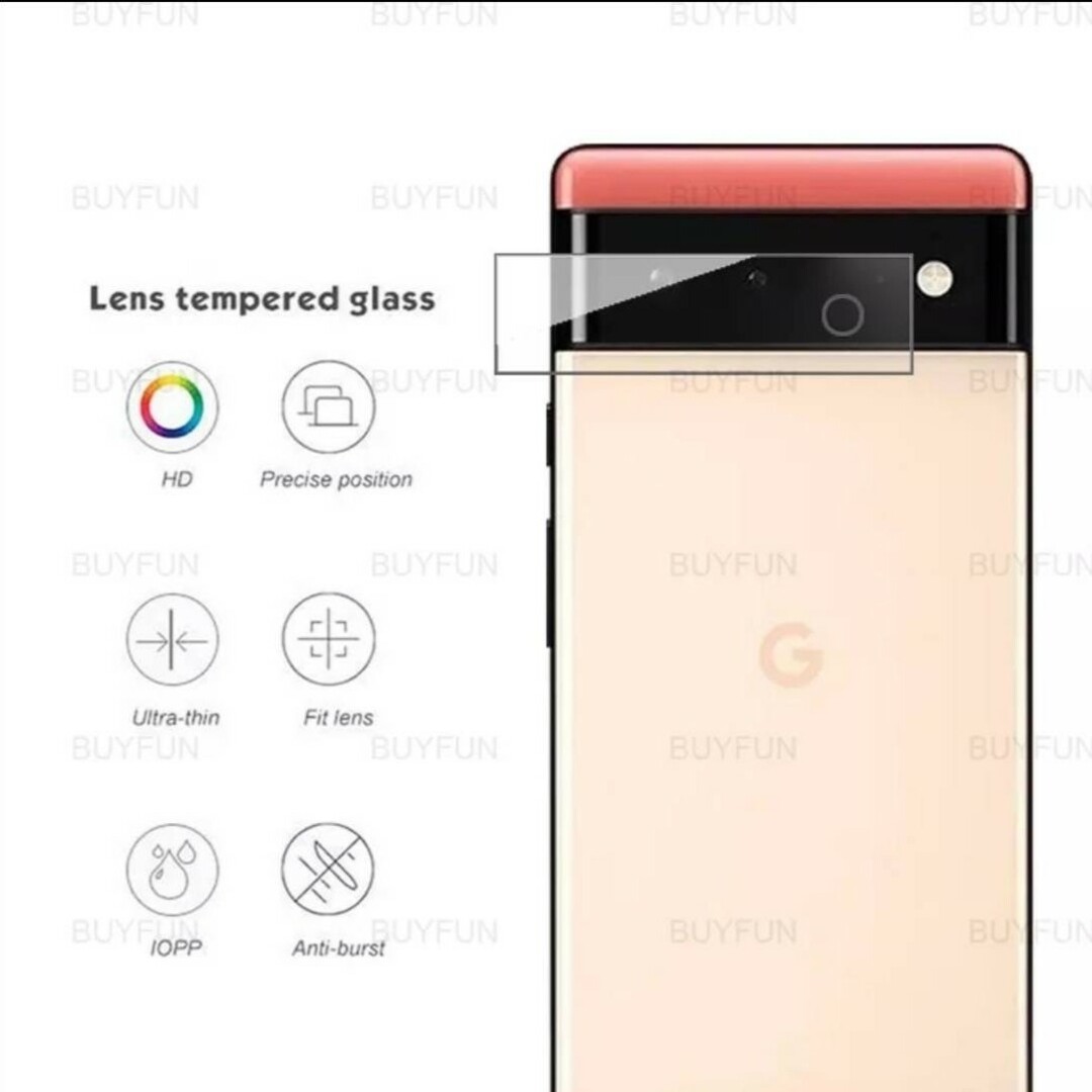 Google Pixel(グーグルピクセル)のヒドロゲルフィルム Google Pixel 8 背面カメラフィルム付 スマホ/家電/カメラのスマホアクセサリー(保護フィルム)の商品写真