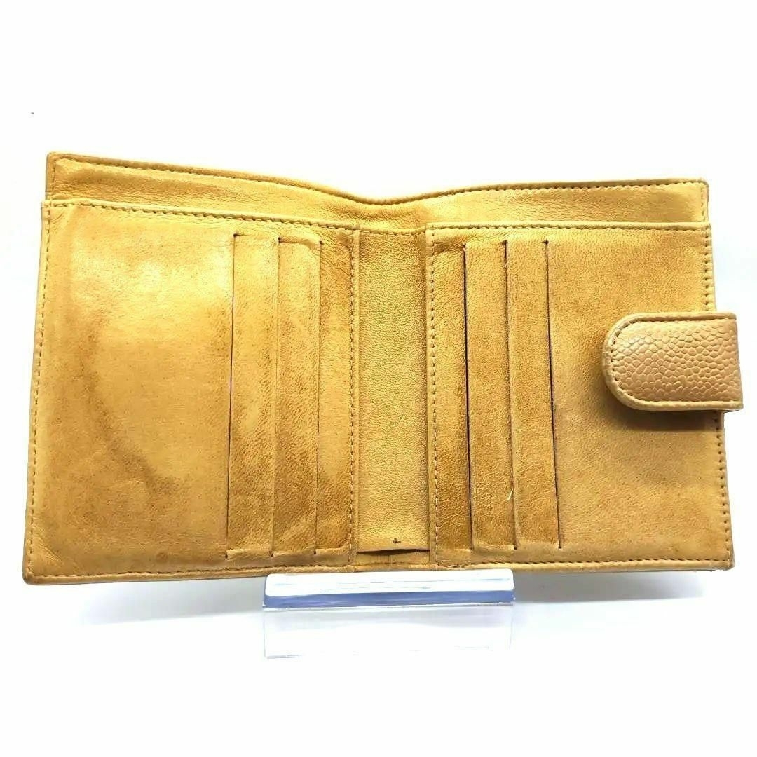 CHANEL(シャネル)の【CHANEL】シャネル　ココマーク 二つ折り財布（小銭入あり） キャビアスキン レディースのファッション小物(財布)の商品写真