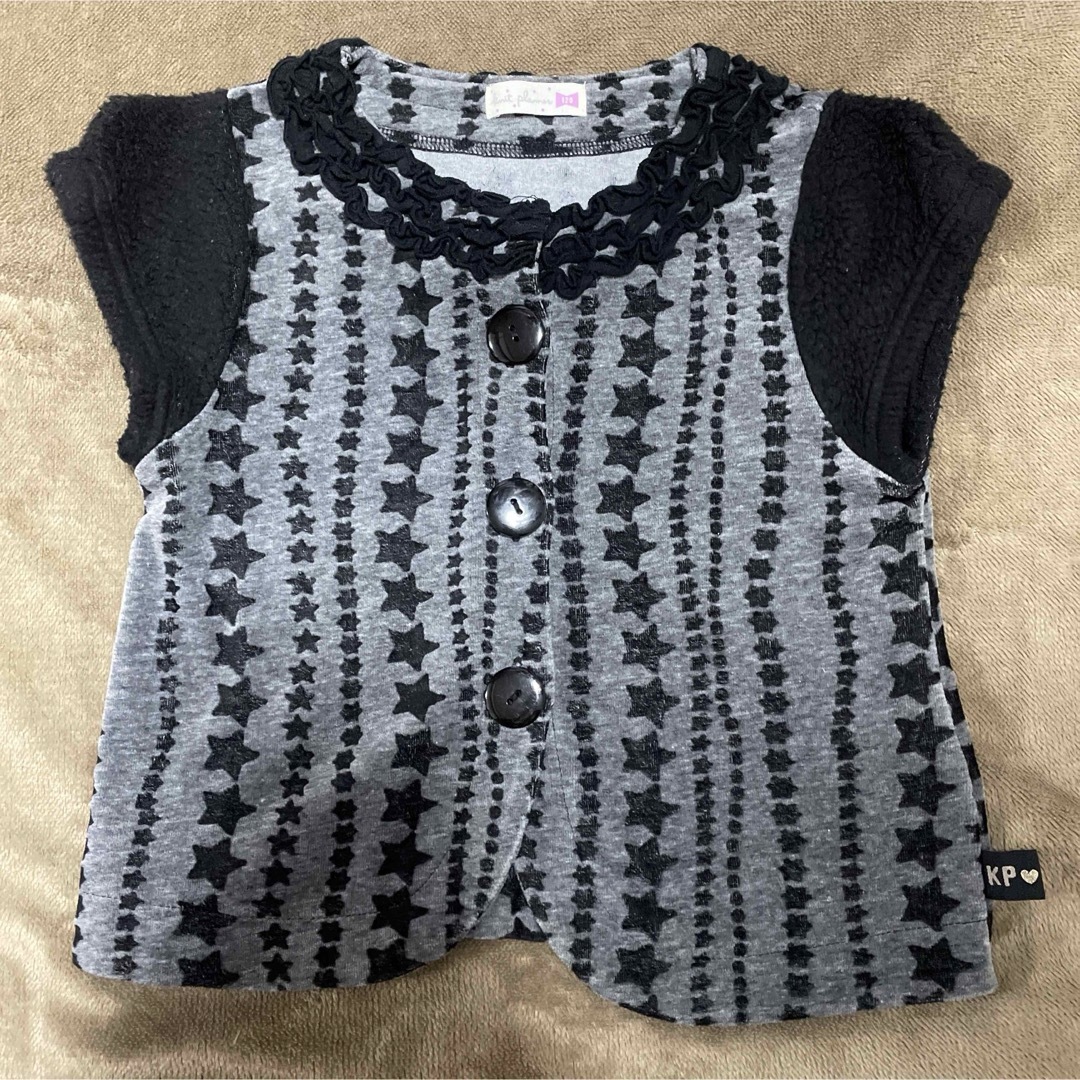 KP(ニットプランナー)のニットプランナー　ベスト　サイズ120 キッズ/ベビー/マタニティのキッズ服女の子用(90cm~)(カーディガン)の商品写真