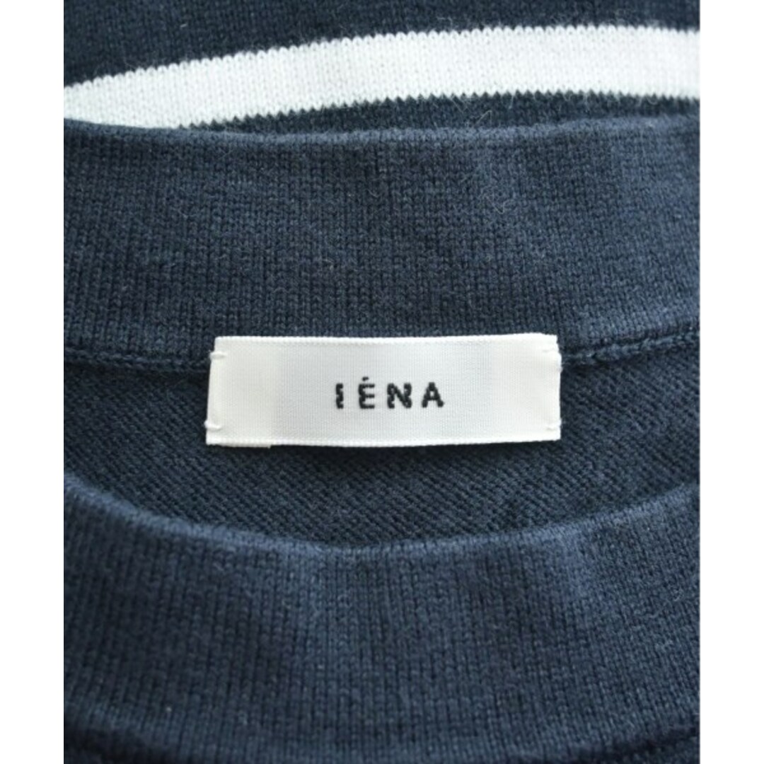 IENA(イエナ)のIENA イエナ ノースリーブ -(M位) 紺x白(ボーダー) 【古着】【中古】 レディースのトップス(タンクトップ)の商品写真