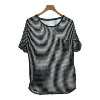 ノンネイティブ(nonnative)のnonnative Tシャツ・カットソー 1(S位) 黒x白(ボーダー) 【古着】【中古】(Tシャツ/カットソー(半袖/袖なし))