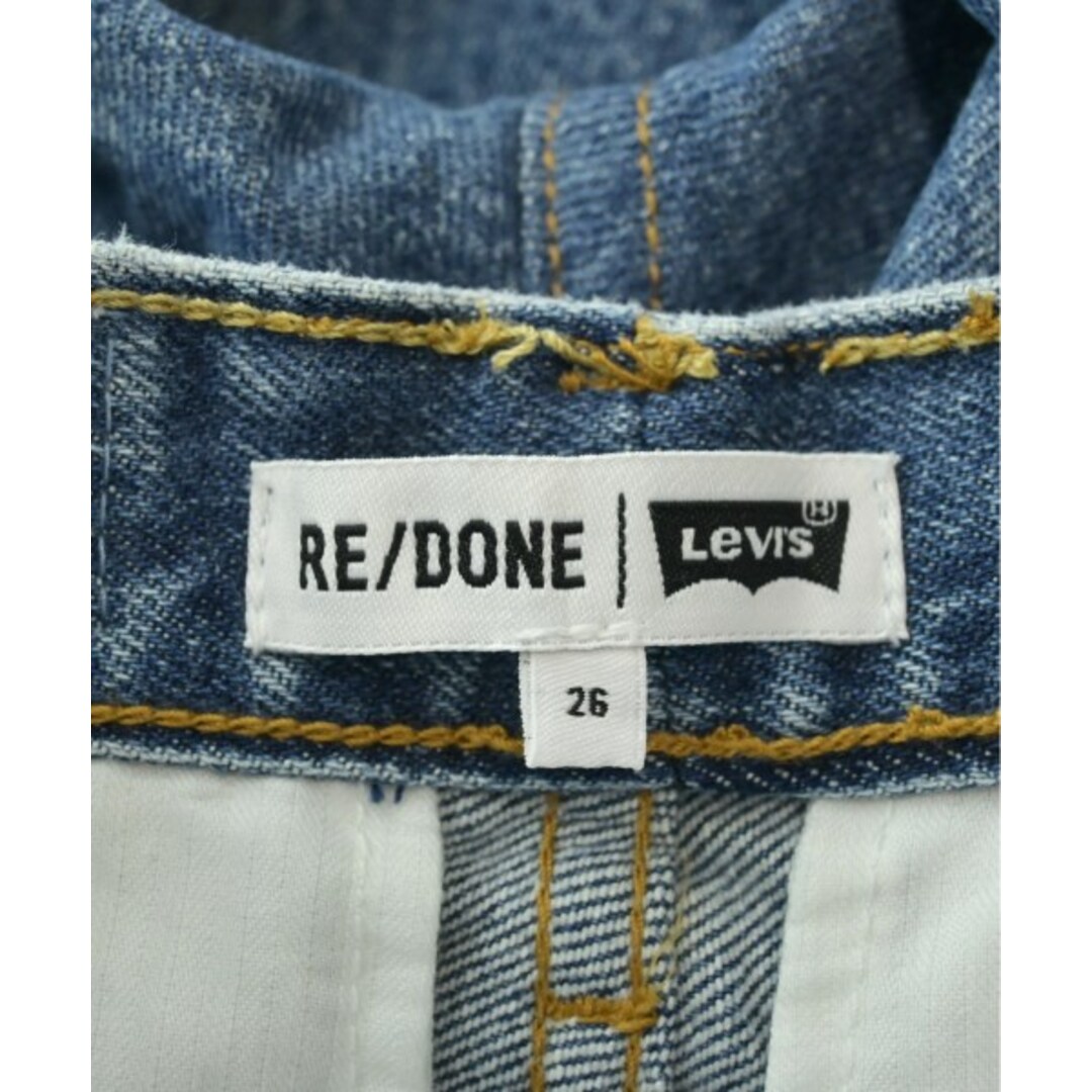 RE/DONE - RE/DONE リダン デニムパンツ 26(M位) インディゴ(デニム