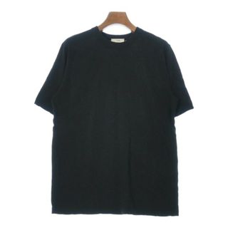 エイトン(ATON)のATON エイトン Tシャツ・カットソー 2(M位) 黒 【古着】【中古】(カットソー(半袖/袖なし))