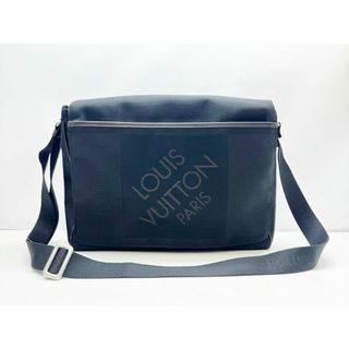 ルイヴィトン(LOUIS VUITTON)の美品　ルイヴィトン　ダミエジェアン　メサジェ　NM　 ショルダーバッグ　黒(メッセンジャーバッグ)