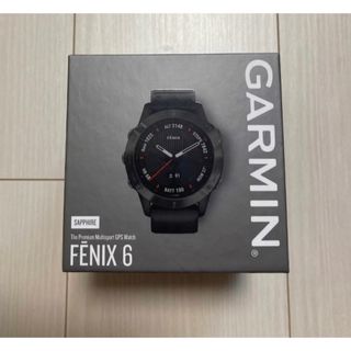 ガーミン(GARMIN)のGARMIN(ガーミン) fenix 6 Sapphire Black(腕時計(デジタル))