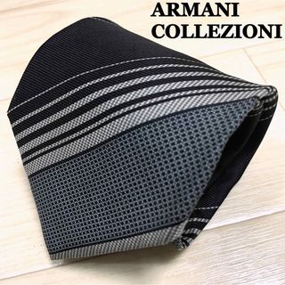 アルマーニ コレツィオーニ(ARMANI COLLEZIONI)のARMANI アルマーニ コレツォーニ ネクタイ レジメンタル イタリア製 定番(ネクタイ)