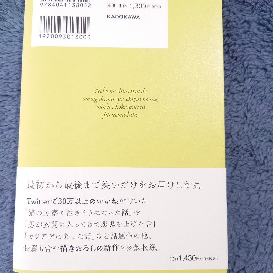 猫の診察で思いがけないすれ違いの末、みんな小刻みに震えました エンタメ/ホビーの本(文学/小説)の商品写真