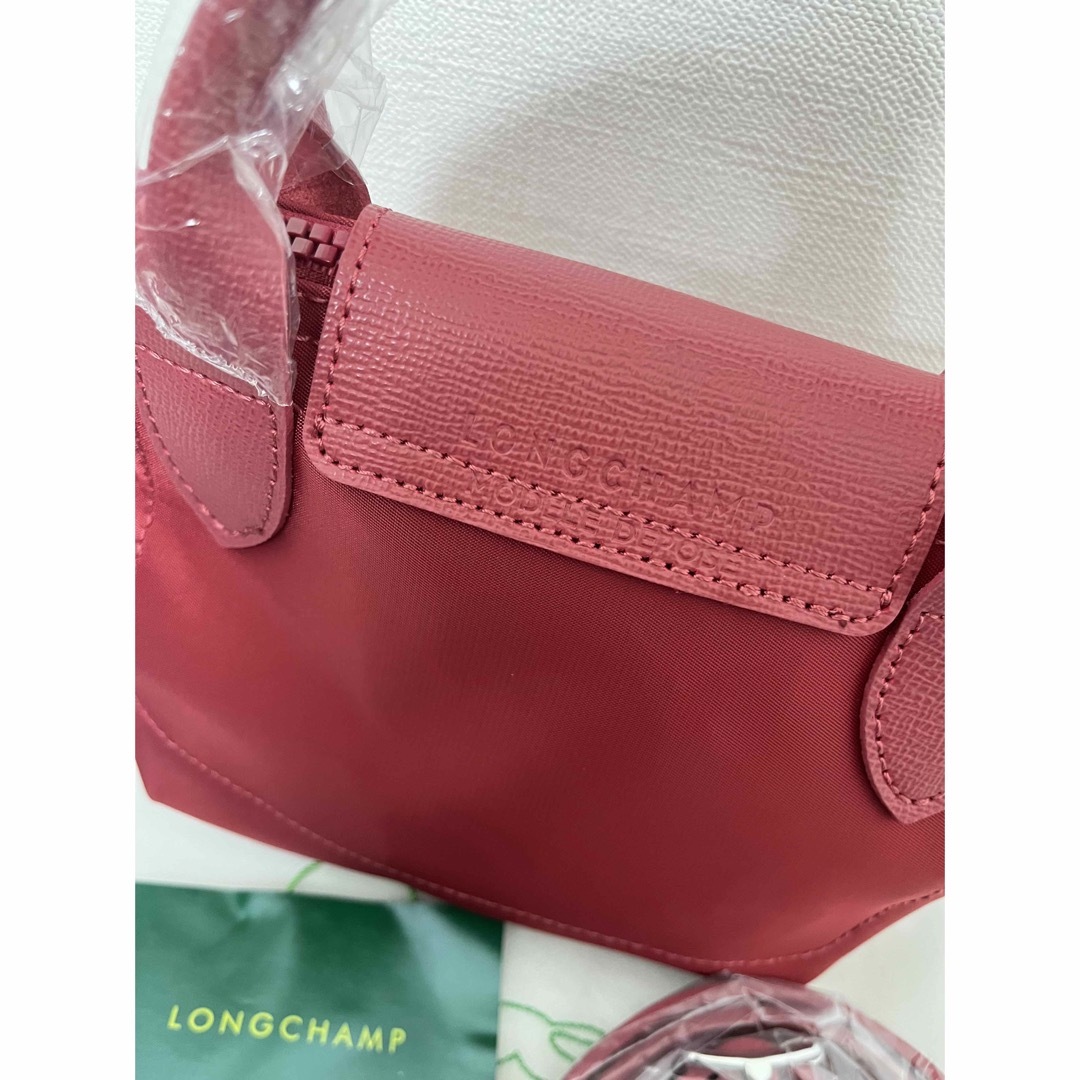ファッションデザイナー ロンシャン ル プリアージュ 楽天市場】LONGCHAMP ネオ　2wayバッグ　ショルダーバッグ　XS 赤 バッグ