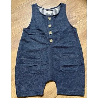 シマムラ(しまむら)の【新品】しまむら デニムニットサロペット ベビー キッズ(その他)