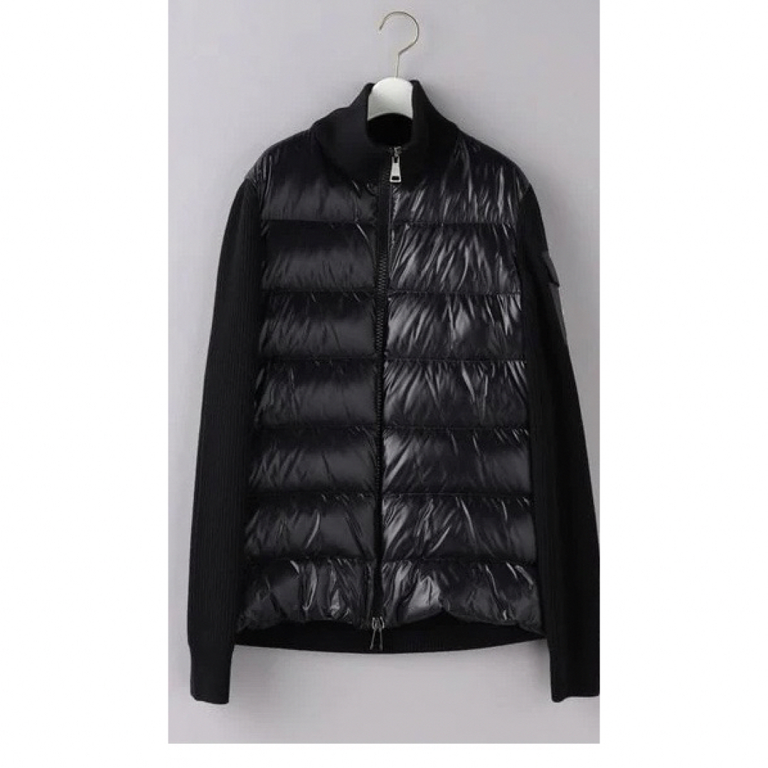 美品　MONCLER ダウン コンビ カーディガンジャケット/アウター