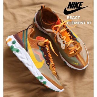 ナイキ(NIKE)の【送料無料】NIKE REACT ELEMENT 87 CJ6897 26.5(スニーカー)