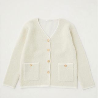 マウジー(moussy)のMoussy V ループヤーンニットカーディガン(カーディガン)