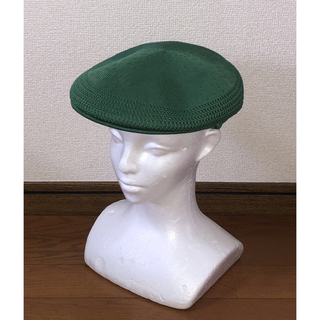 カンゴール(KANGOL)のS 新品 KANGOL トロピック ハンチングキャップ ベレー帽 グリーン 緑(ハンチング/ベレー帽)