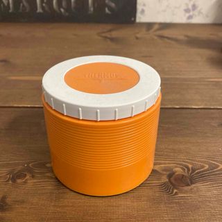 サーモス(THERMOS)のヴィンテージ  サーモス  USA ジャー　オレンジ(弁当用品)