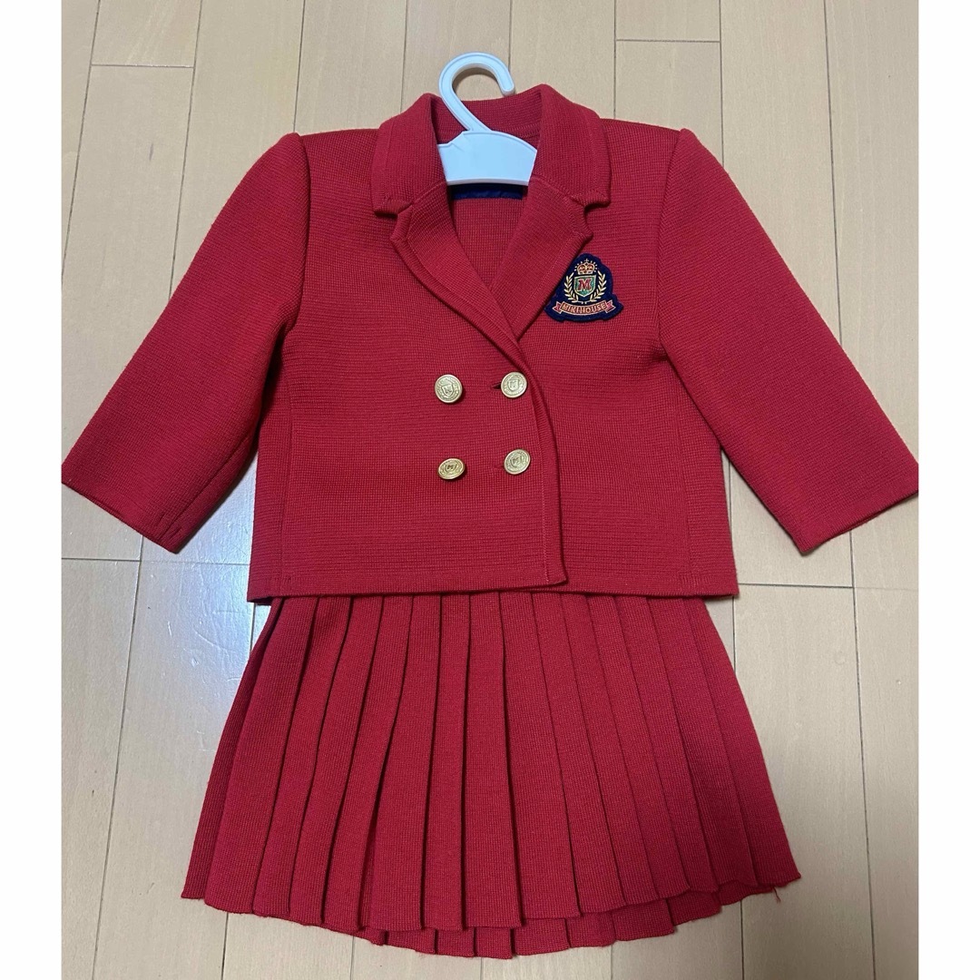 mikihouse(ミキハウス)の子供スーツ キッズ/ベビー/マタニティのキッズ服女の子用(90cm~)(ドレス/フォーマル)の商品写真