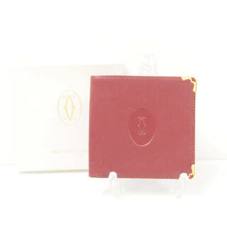 カルティエ(Cartier)の未使用 Cartier カルティエ マスト 札入れ 二つ折り ボルドー 財布 サイフ AM5253C (財布)