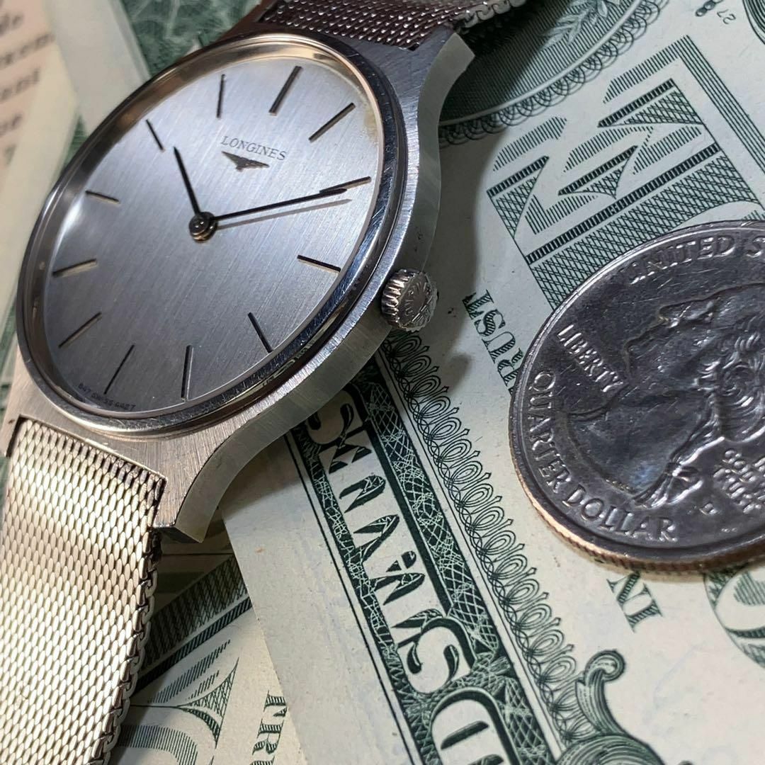 LONGINES(ロンジン)の国内OH済メンズ腕時計アンティークウォッチLonginesロンジン手巻き2525 メンズの時計(腕時計(アナログ))の商品写真