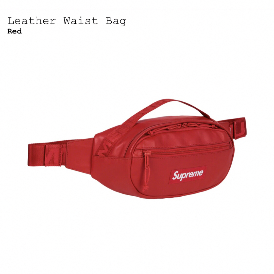 supremeSupreme Leather Waist Bag