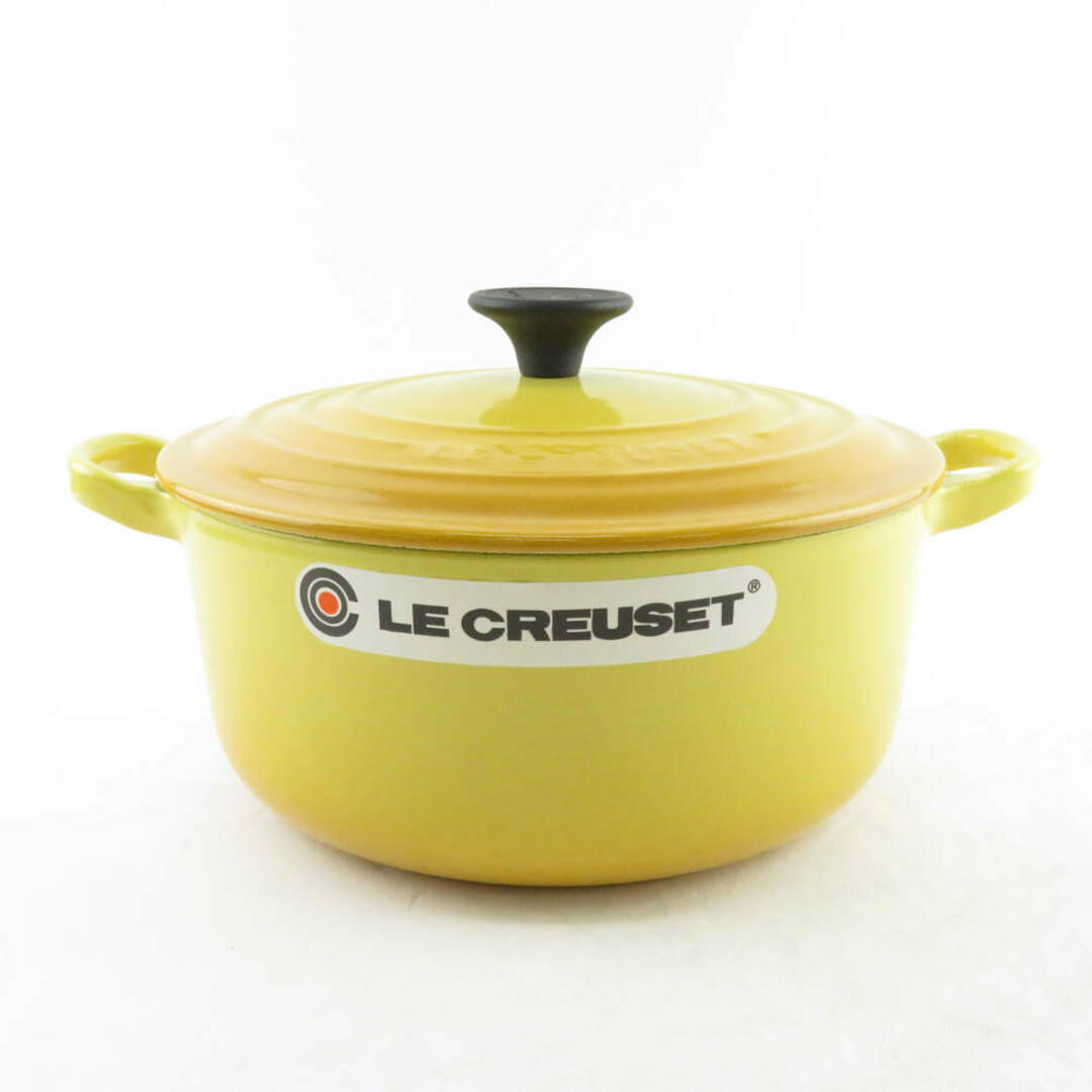 キッチン/食器未使用 Le Creuset ルクルーゼ ココットロンド 両手鍋 1点 20cm 料理 SO884B1