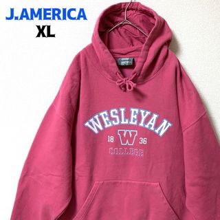 J.AMERICA スウェットパーカー カレッジ ウェズリアン大 XL ゆるだぼ(パーカー)