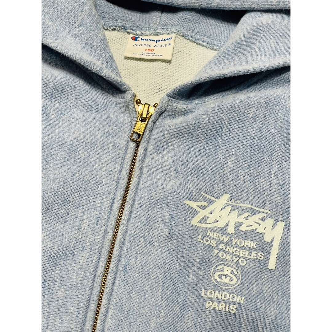 STUSSY - チャンピオン×ステューシー Stussy×Champion コラボ パーカー