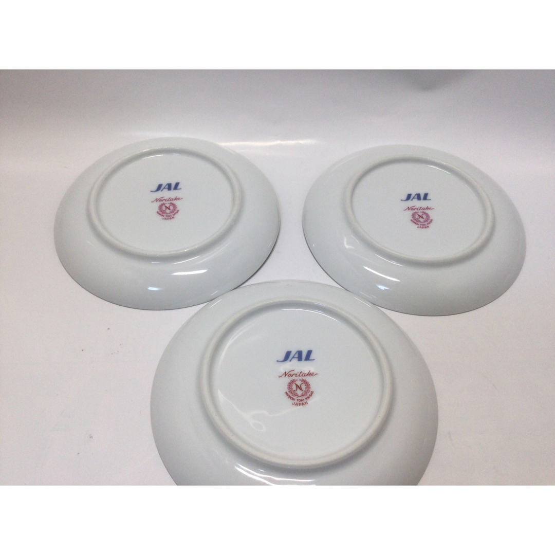 Noritake(ノリタケ)のNoritake JAL 小皿　3客　ノリタケ 日本航空 インテリア/住まい/日用品のキッチン/食器(食器)の商品写真