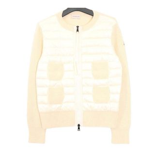 モンクレール(MONCLER)のモンクレール MAGLIONE TRICOT ALLA COREANA ダウンジャケット 94748 00 98125 レディース アイボリー MONCLER 【中古】 【アパレル・小物】(その他)