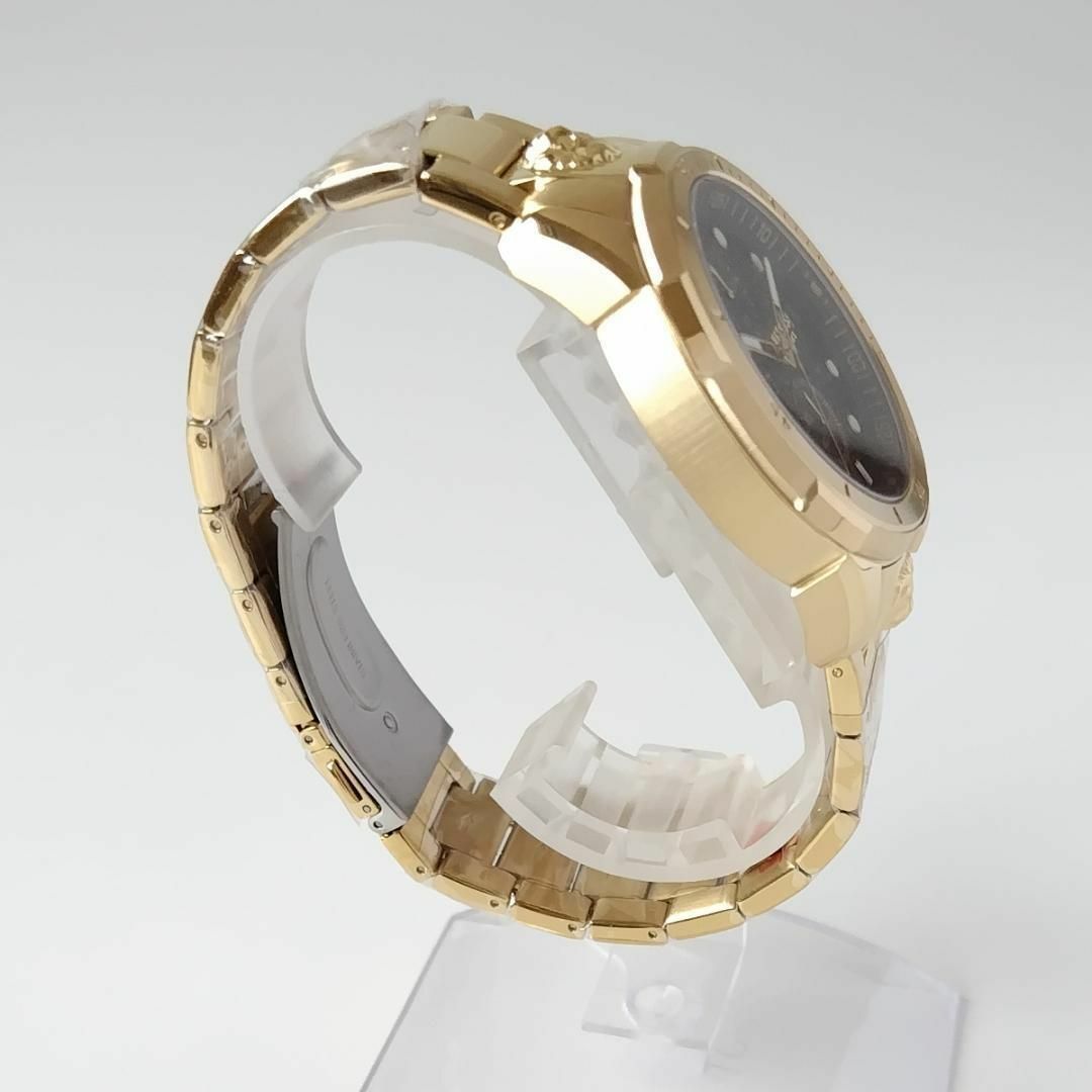 VERSUS(ヴェルサス)のゴールド/ブラック新品メンズ腕時計クォーツ高級ファッションウォッチVERSUS メンズの時計(腕時計(アナログ))の商品写真