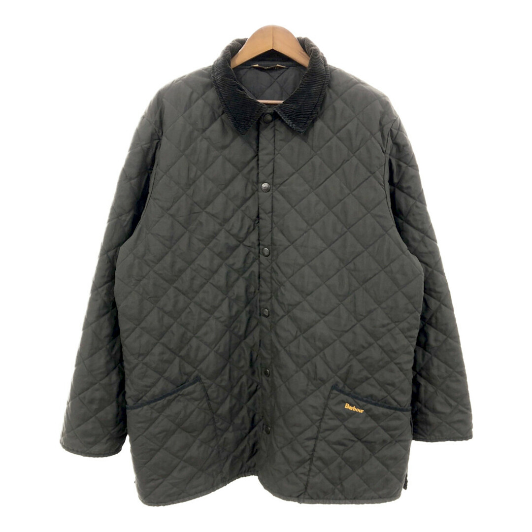 約68cmSALE///// Barbour バブアー NEW ESKDALE キルティング ジャケット 大きいサイズ  カジュアル ブラック (メンズ XXL)  P2464