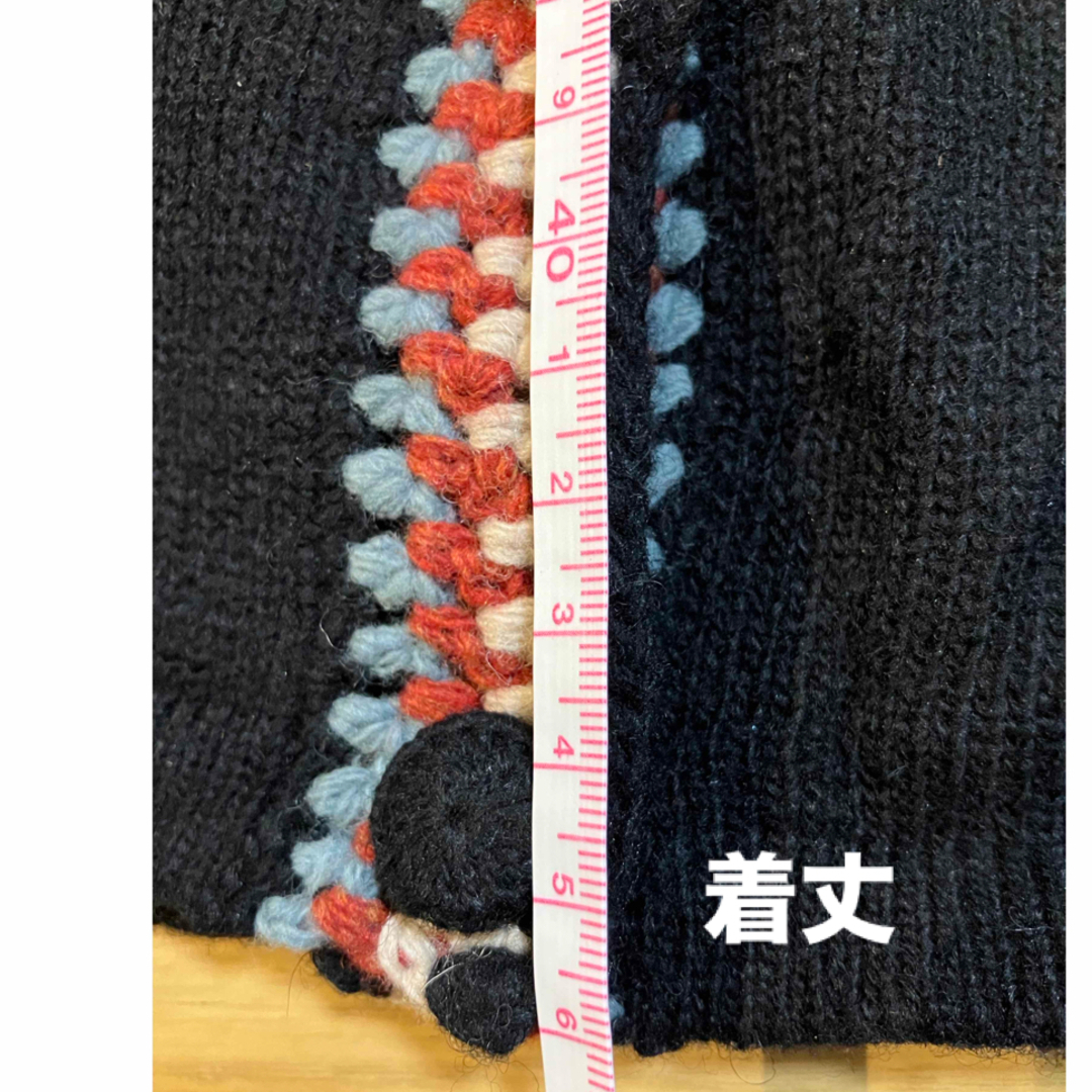 Jocomomola(ホコモモラ)のホコモモラ　Jocomomola   ニット　セーター　カーディガン　半袖　４０ レディースのトップス(カーディガン)の商品写真