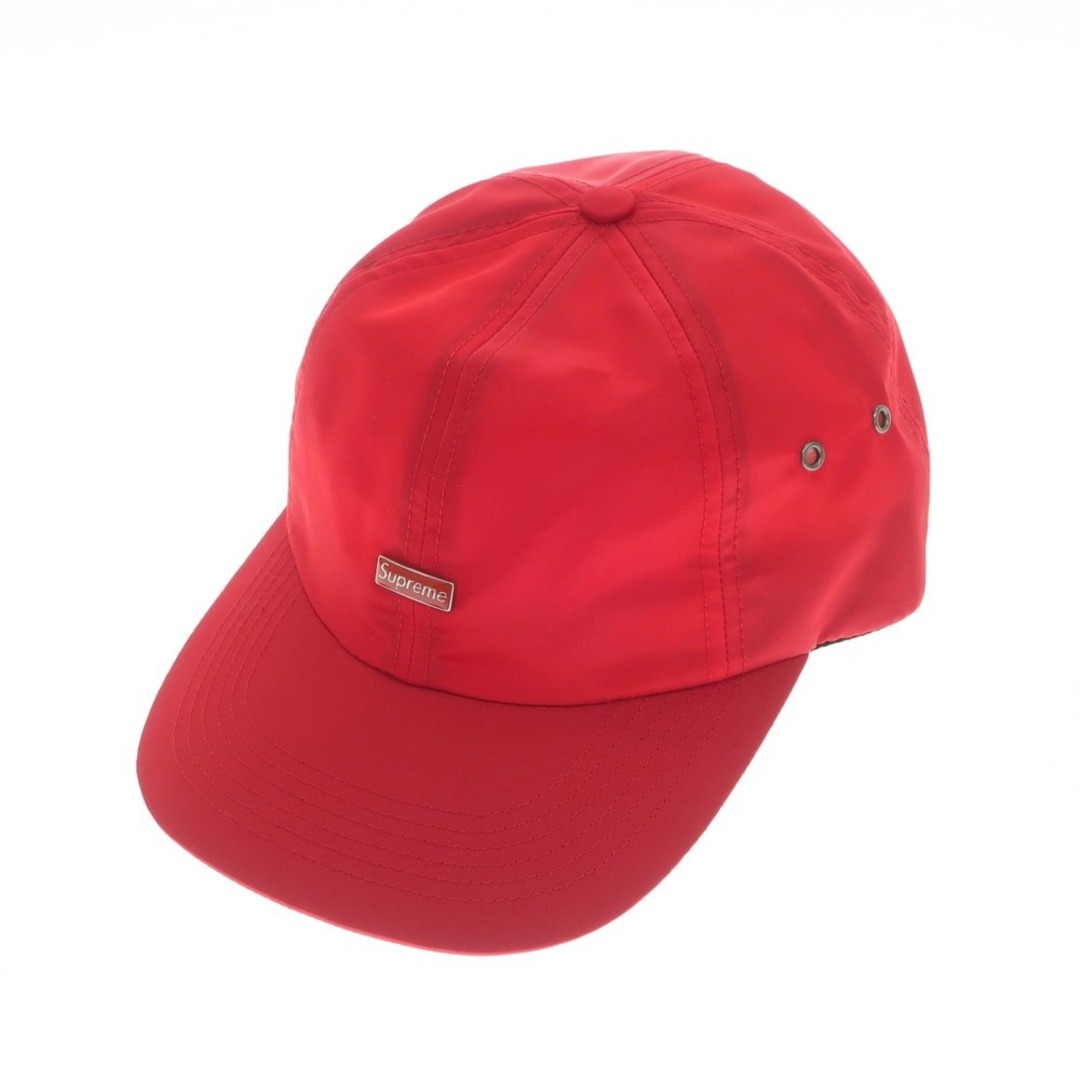 カラーレッドシュプリーム Supreme 2023年秋冬 Enamel Logo 6-Panel ナイロン 6パネル キャップ 帽子 レッド【サイズ58CM（ONE SIZE）】【メンズ】