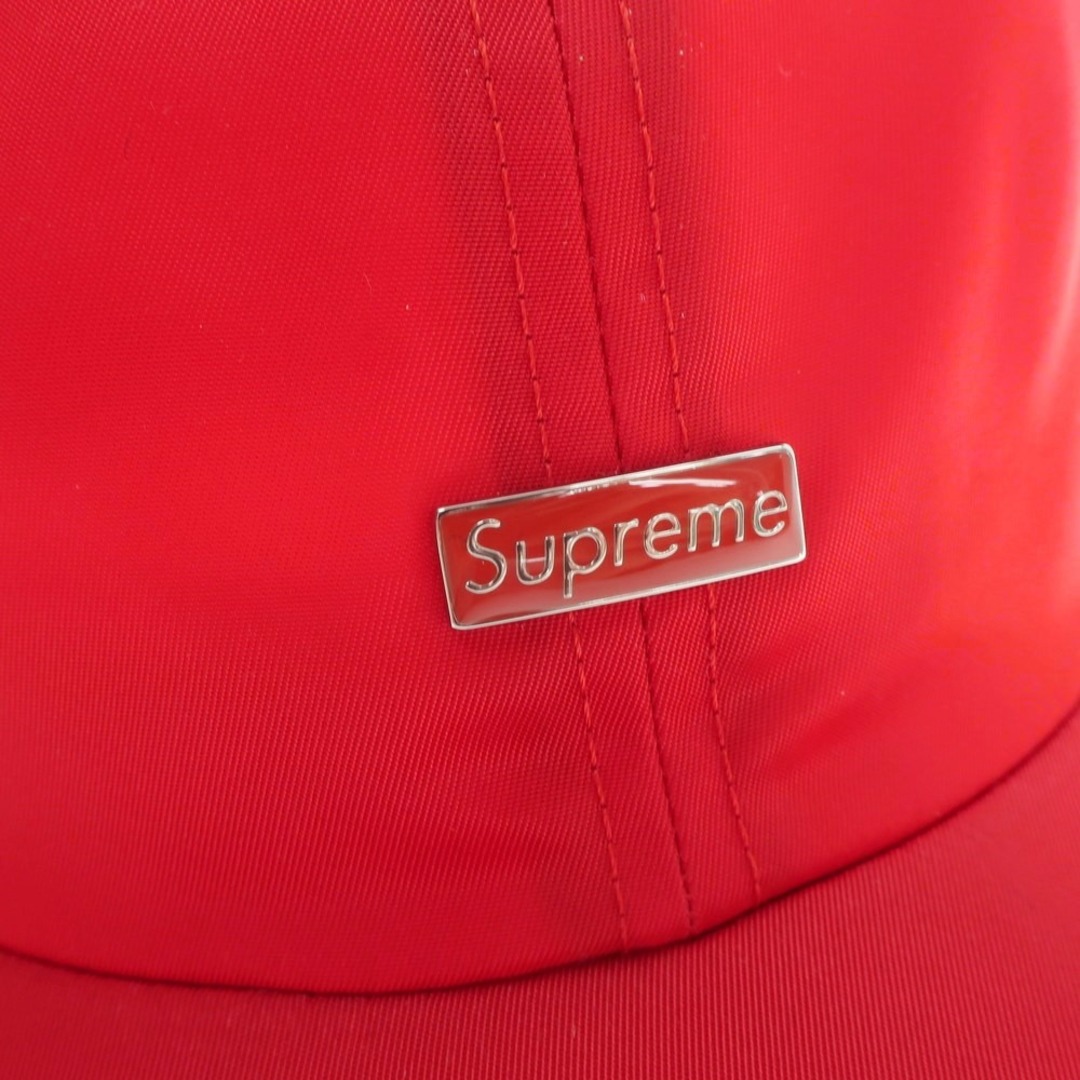 Supreme(シュプリーム)の【中古】シュプリーム Supreme 2023年秋冬 Enamel Logo 6-Panel ナイロン 6パネル キャップ 帽子 レッド【サイズ58CM（ONE SIZE）】【メンズ】 メンズの帽子(キャップ)の商品写真