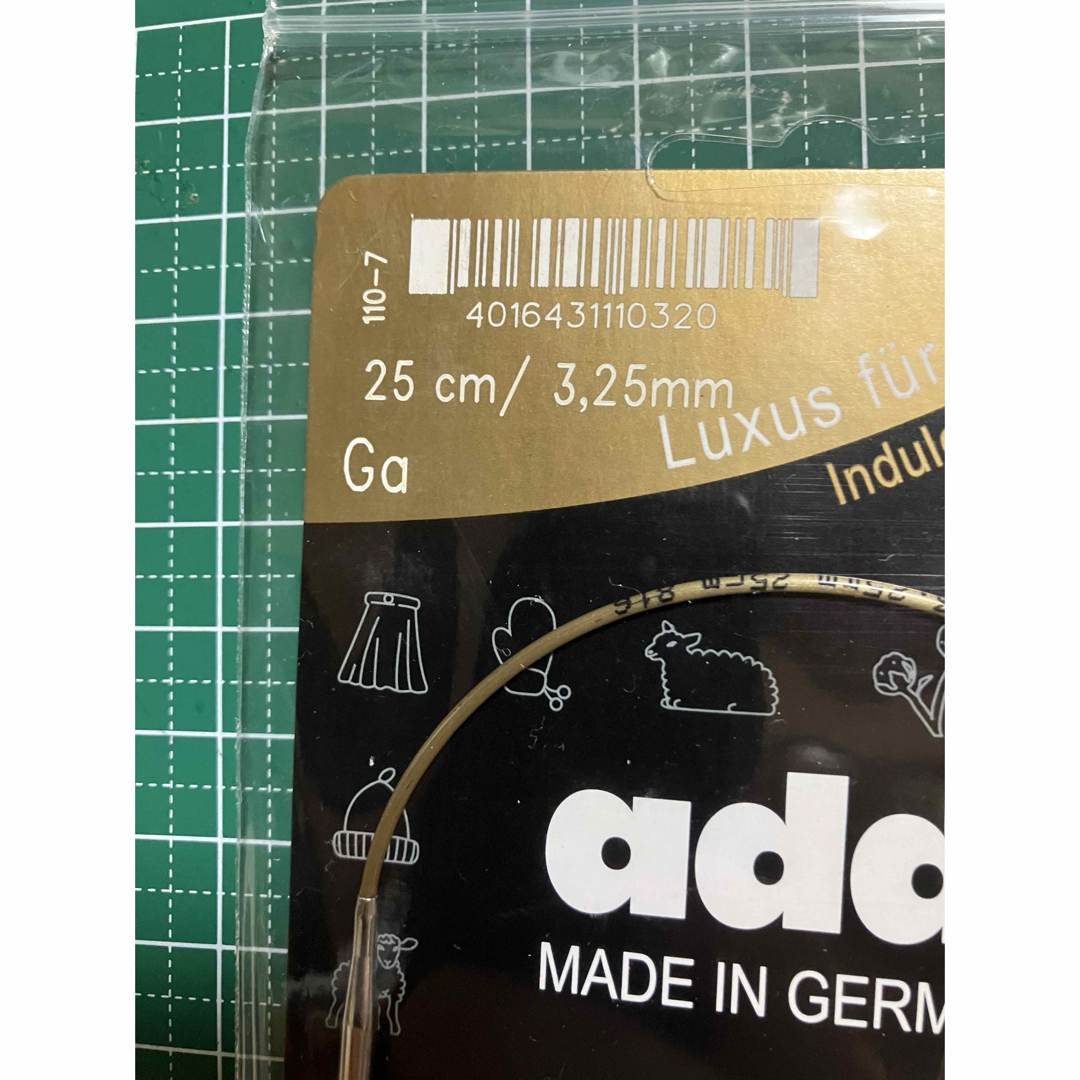 addi 輪針　3.25mm  25cm ソックワンダー ハンドメイドのハンドメイド その他(その他)の商品写真