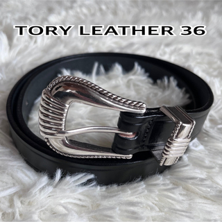 TORY LEATHER - 【細1インチ32】トリーレザー/ SILVER×BLACKの通販 by
