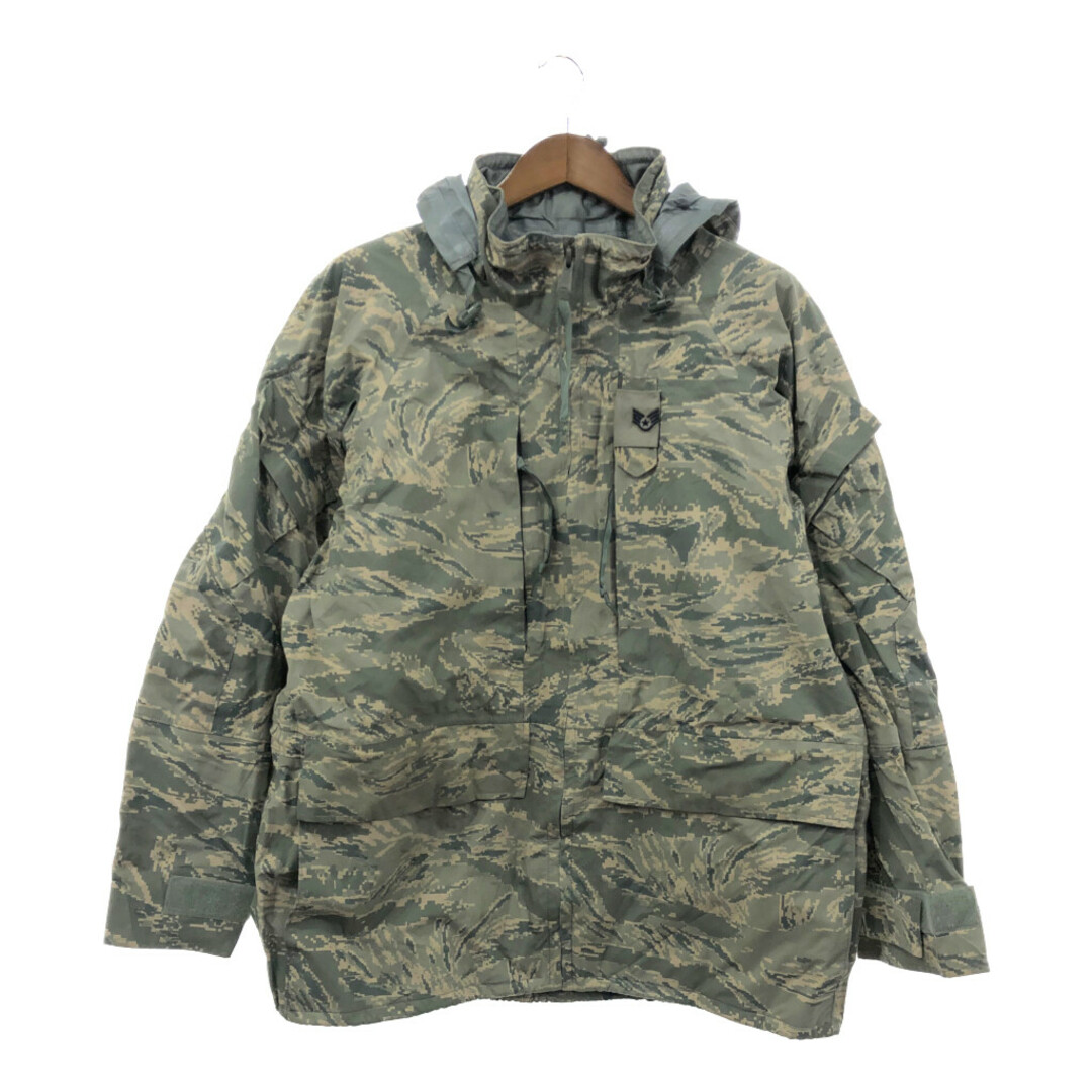 約67cm裄丈SALE///// 2000年代～ 米軍実物 U.S.AIRFORCE APECS GORE-TEX パーカー 防水 ミリタリー デジタルタイガーカモ (メンズ L-REG)  P2477