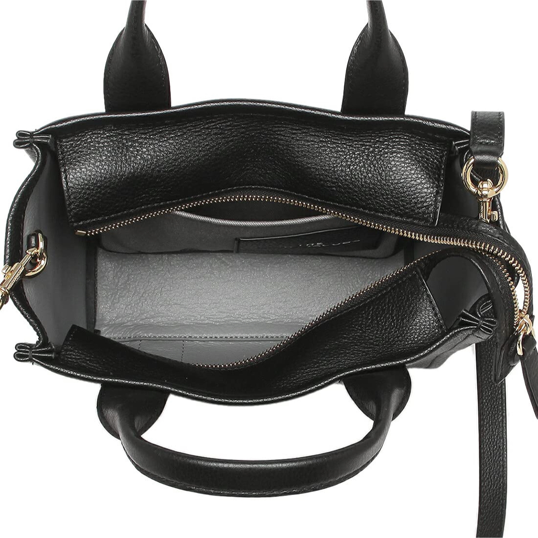 MARC JACOBS(マークジェイコブス)のMARC JACOBS LETHER TOTE MINI (BLACK) レディースのバッグ(トートバッグ)の商品写真