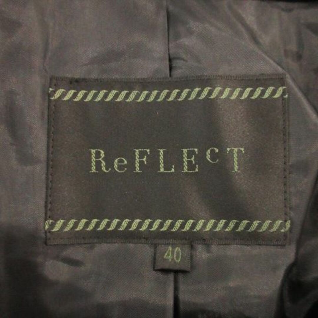 ReFLEcT - リフレクト ジャケット Pコート 中綿 軽量 40 黒 231026AH2R