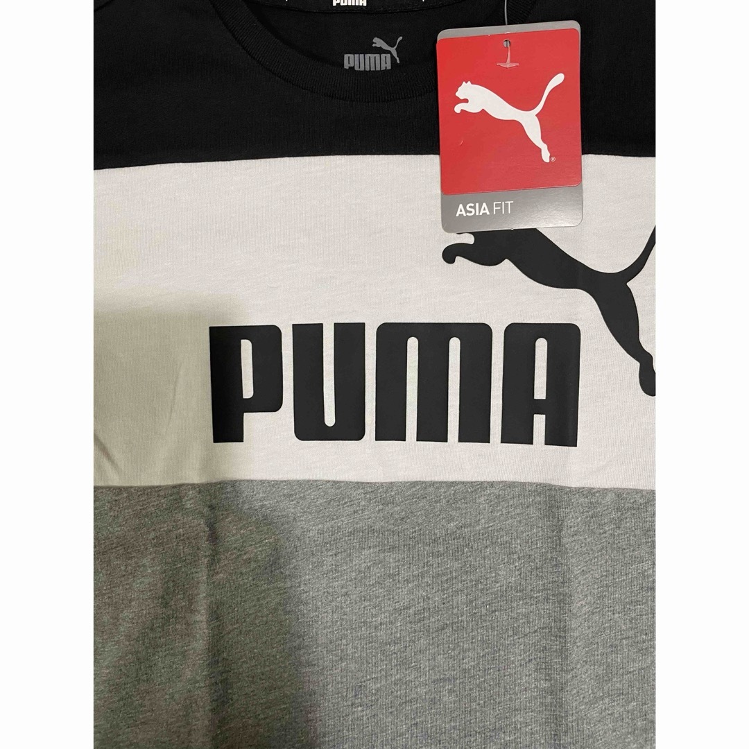 PUMA(プーマ)の【新品未使用】PUMA 130cmキッズ  カラーブロック 半袖 Tシャツ  キッズ/ベビー/マタニティのキッズ服男の子用(90cm~)(Tシャツ/カットソー)の商品写真