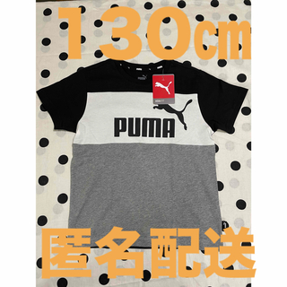 プーマ(PUMA)の【新品未使用】PUMA 130cmキッズ  カラーブロック 半袖 Tシャツ (Tシャツ/カットソー)