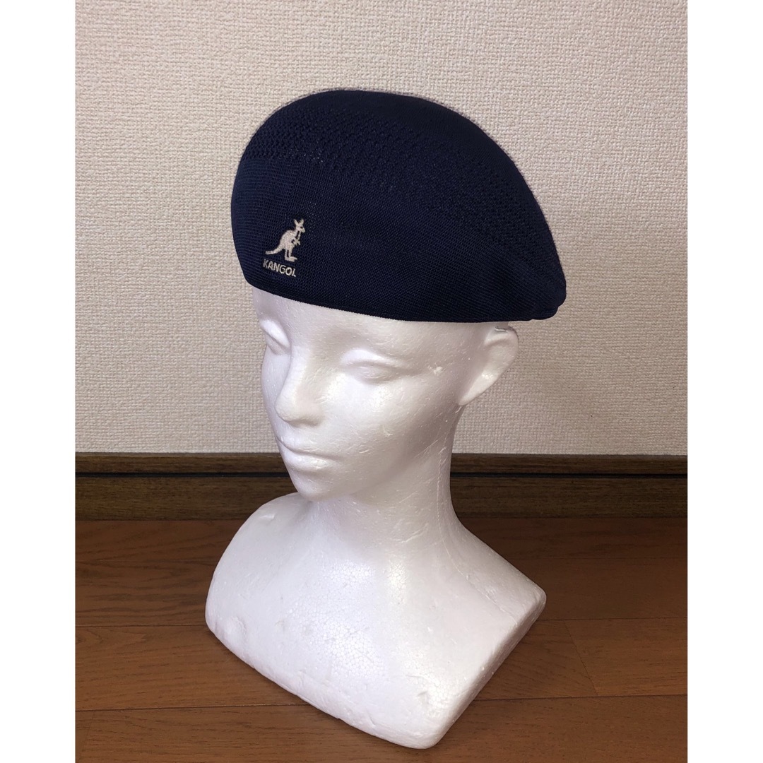 KANGOL(カンゴール)のM 新品 KANGOL ハンチングキャップ カンゴール ベレー帽 ネイビー 紺 メンズの帽子(ハンチング/ベレー帽)の商品写真