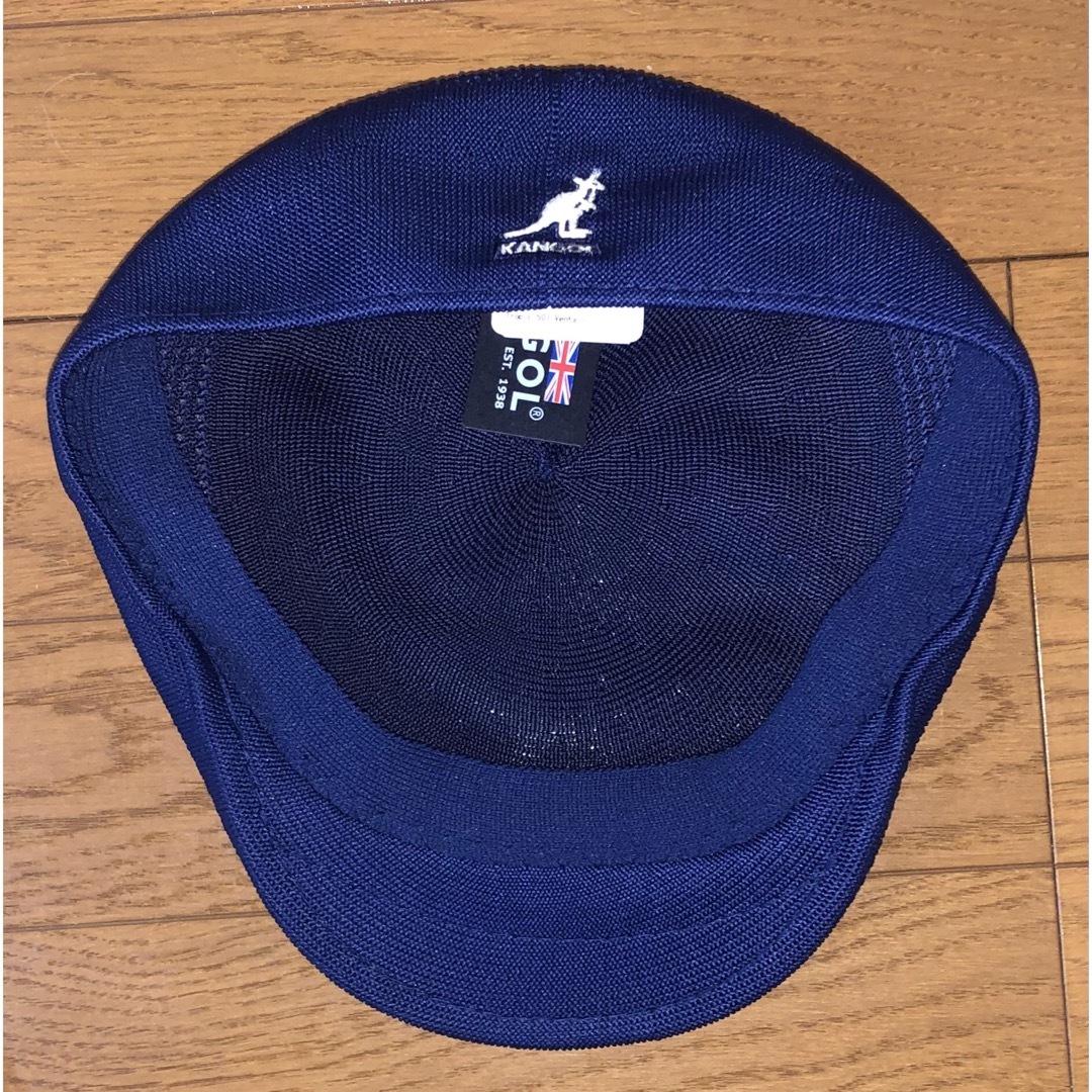 KANGOL(カンゴール)のM 新品 KANGOL ハンチングキャップ カンゴール ベレー帽 ネイビー 紺 メンズの帽子(ハンチング/ベレー帽)の商品写真