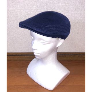 カンゴール(KANGOL)のM 新品 KANGOL ハンチングキャップ カンゴール ベレー帽 ネイビー 紺(ハンチング/ベレー帽)