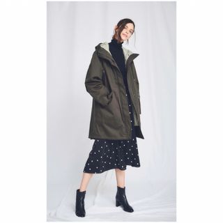 Theory 19aw ダウンライナー付きミリタリーコート