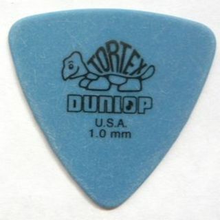 ピックDunlop TORTEXトライアングル ブルー1.0ｘ6枚(エレキギター)