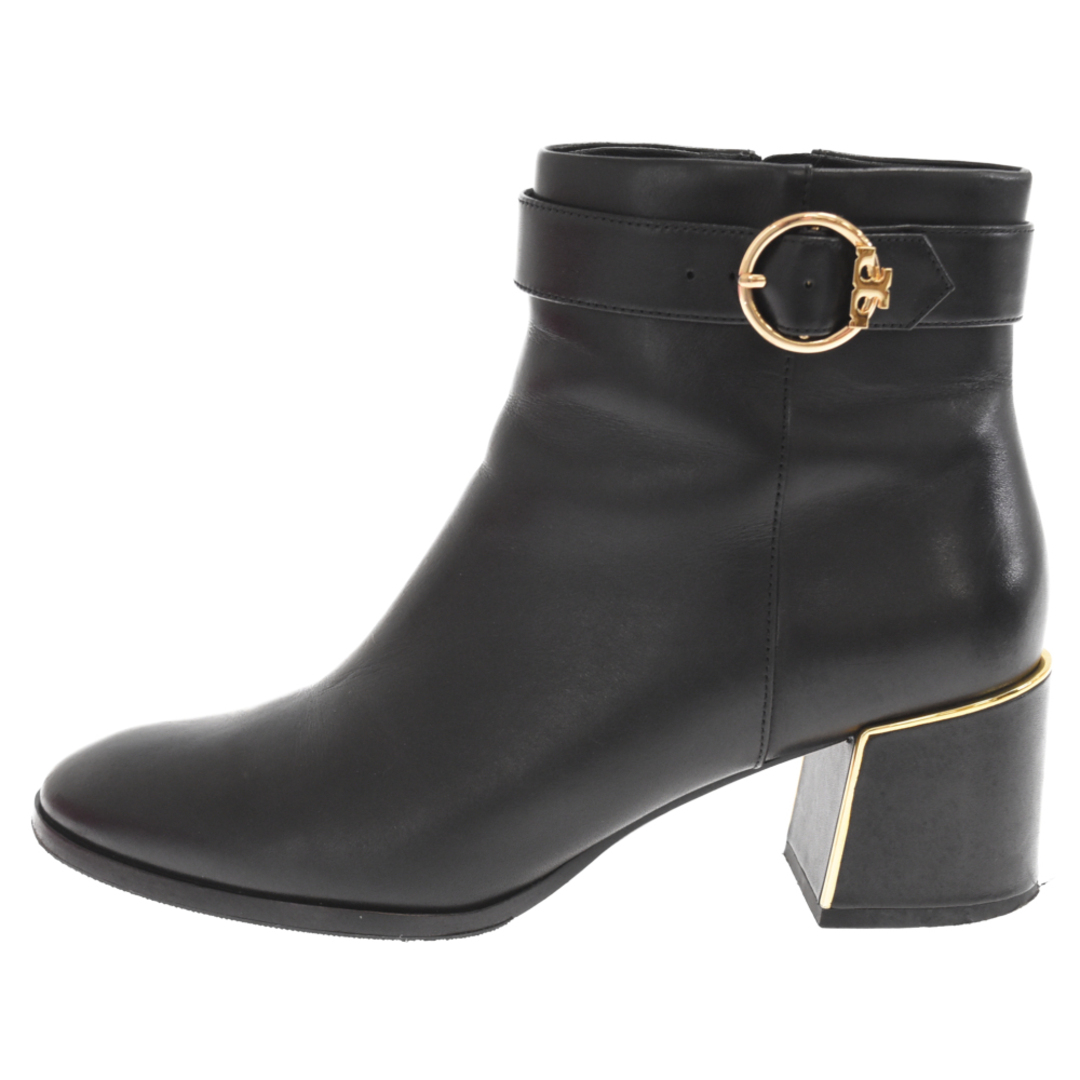 Tory Burch(トリーバーチ)のTORY BURCH トリー バーチ SOFIA BOOTIE レザー ショートブーツ ブラック 40342 レディースの靴/シューズ(ブーツ)の商品写真