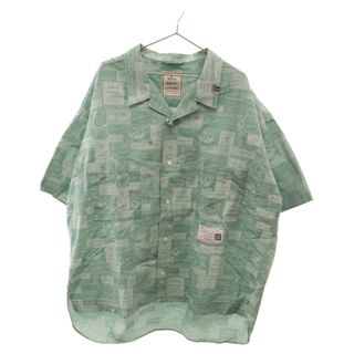 ミハラヤスヒロ(MIHARAYASUHIRO)のMIHARA YASUHIRO ミハラヤスヒロ Classic Tag Jacqurd S/S Shirt クラシックタグ ジャガード 半袖シャツ グリーン A10SH078(シャツ)