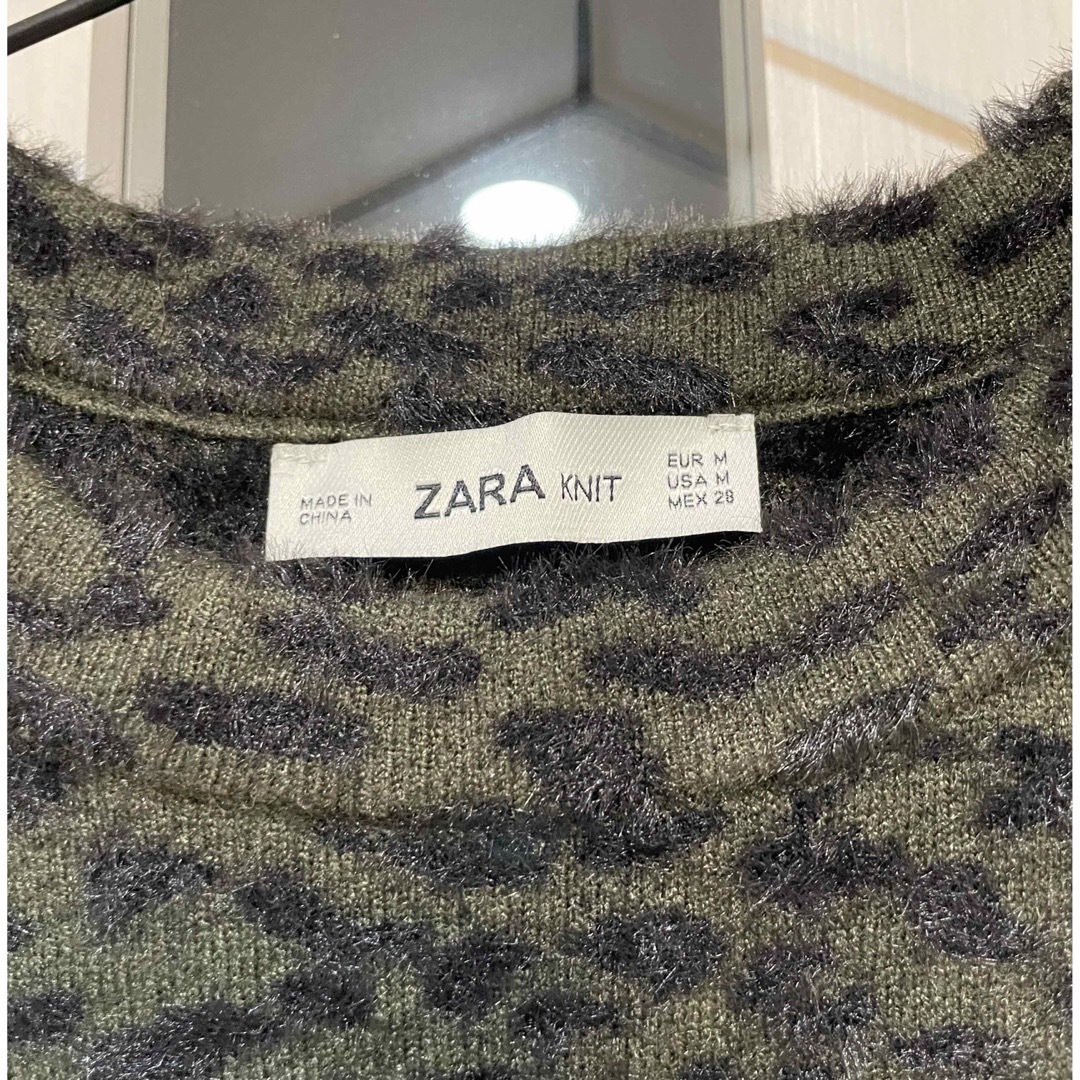 ZARA(ザラ)の〈ZARA〉レオパード柄ニット レディースのトップス(ニット/セーター)の商品写真