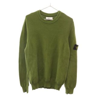 ストーンアイランド(STONE ISLAND)のSTONE ISLAND ストーンアイランド Crewneck Knit Sweater クルーネックニットセーター カーキ 7615550D8(ニット/セーター)