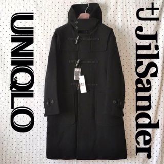 +J ジルサンダーウールダッフルコートUNIQLOユニクロ black  M